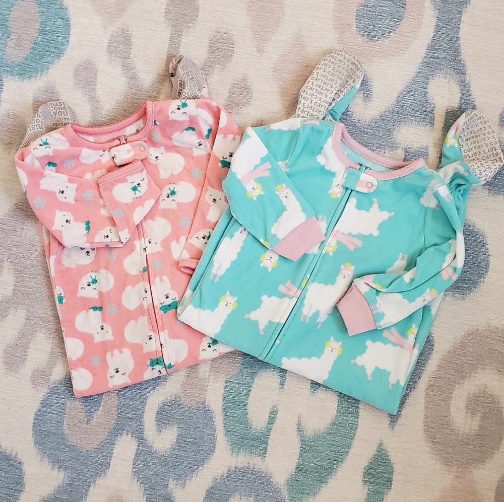 18M Carters Fleece Footie Pajamas
